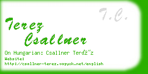terez csallner business card